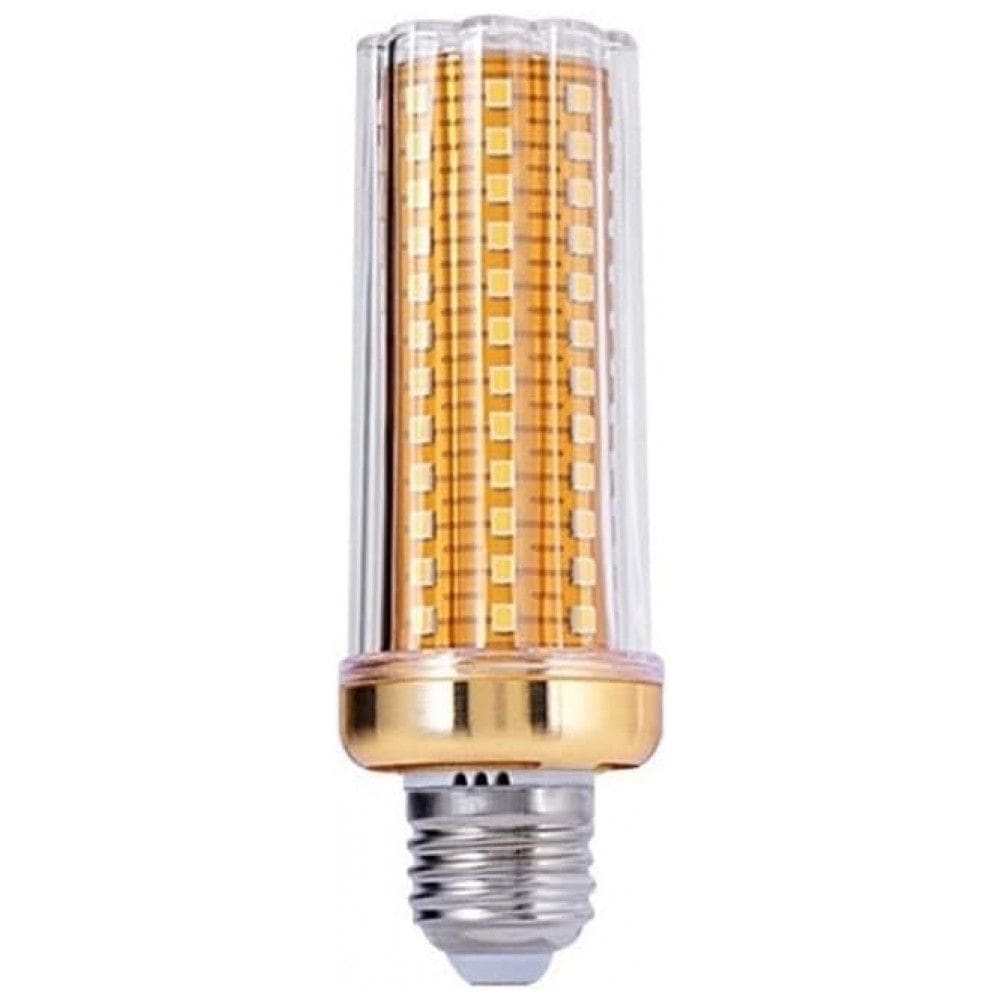 YSJX Lights Pack 20 Lâmpadas LED Corn E27/E14 24W Tricolor Luz Quente – Iluminação Residencial Econômica para Pendentes