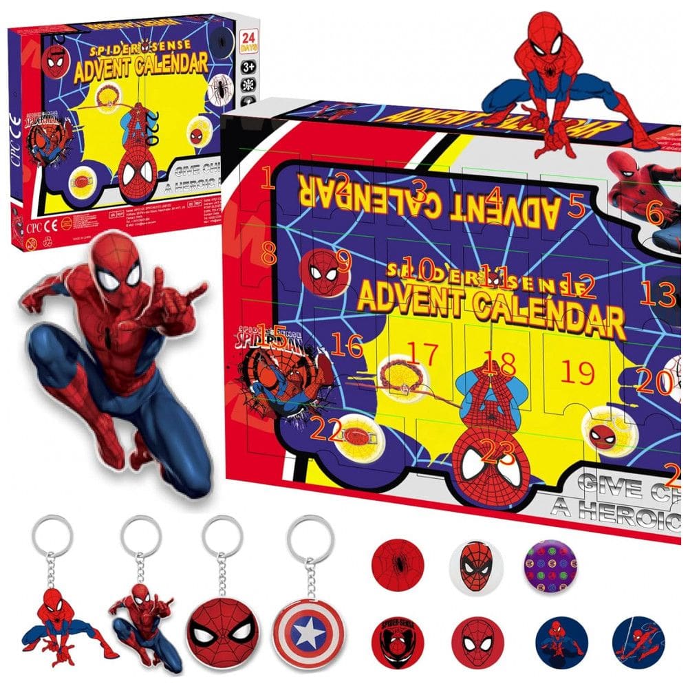 Calendário do Advento de Natal 2025 SWIND com 24 Presentes Únicos para Meninas e Meninos - Encanto DIY para Pulseira, Chaveiro e Broche