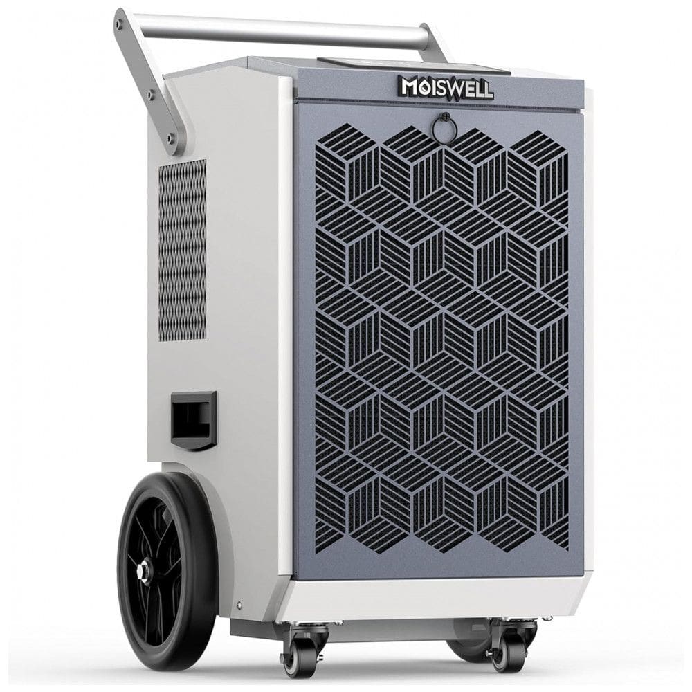 Desumidificador Comercial de 75 Litros com Bomba e Mangueira de Drenagem para Porões, Desumidificador Comercial de Alta Resistência