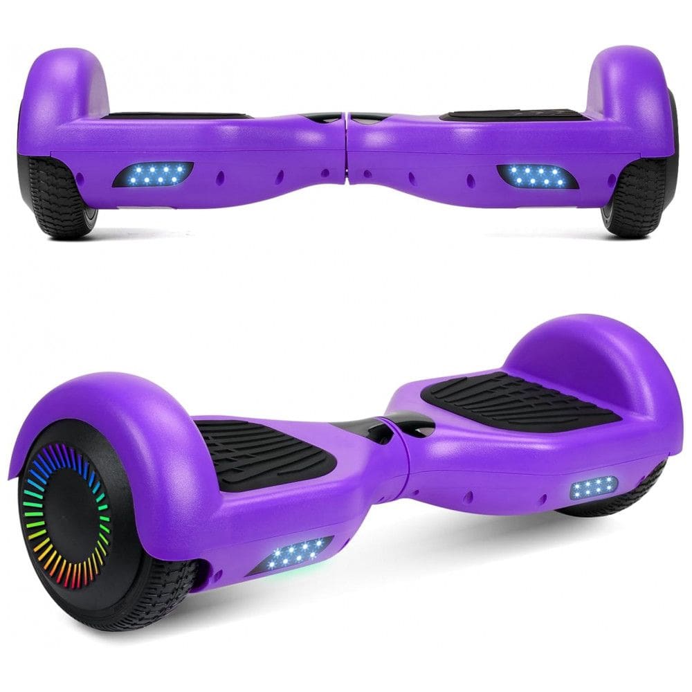 Hoverboard Elétrico Hover-1 Nova Roxo, Autoequilibrado 16 km/h, Bateria 36V 4Ah, Motor 350W, Alcance 16 km, LED, Bluetooth, Peso 12