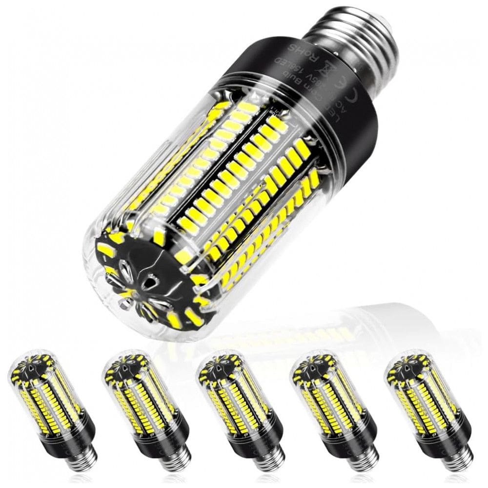 Lâmpadas LED tipo milho 30W 6 unidades, equivalentes a 300W, 3520 lúmens super brilhantes, luz diurna 6000K, base E26/E27