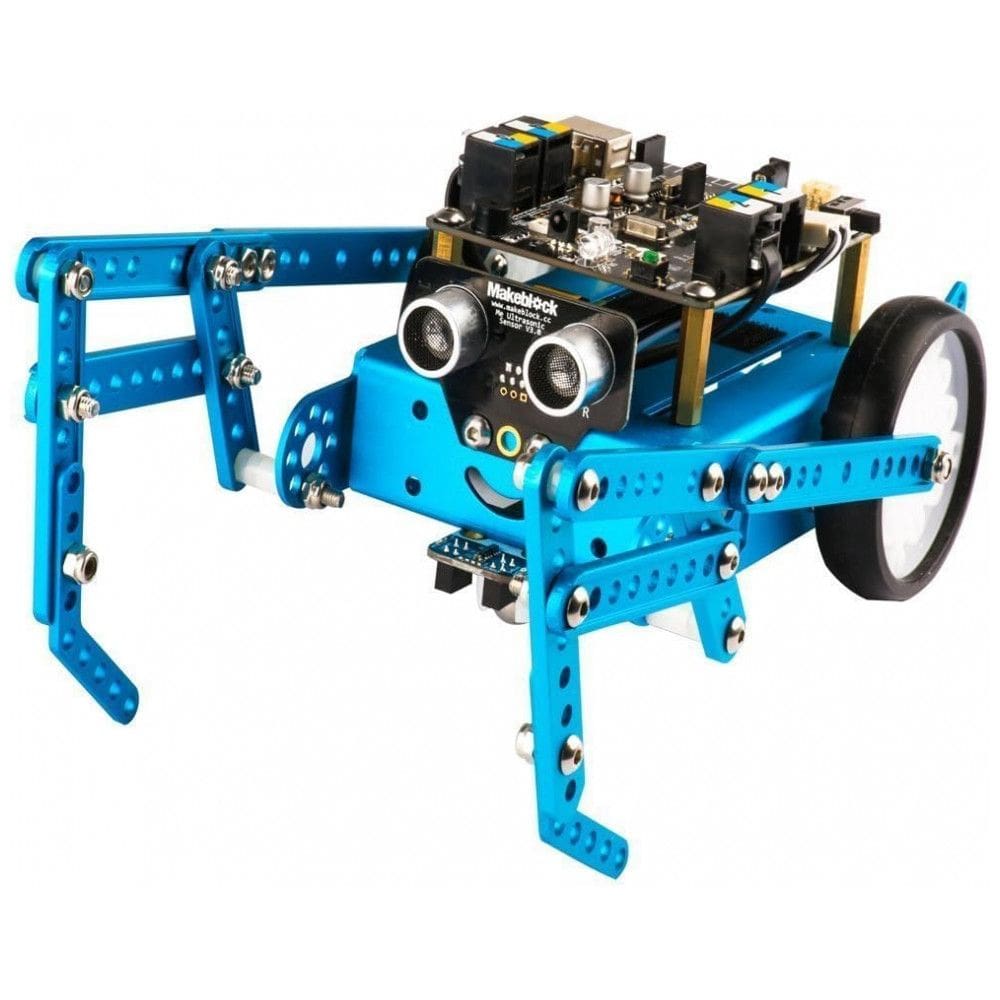 Kit Makeblock Six-Legged Robot 3-em-1 para mBot – Robô com 3 Formas, Expansão Educacional para Programação e Robótica, Cor Azul