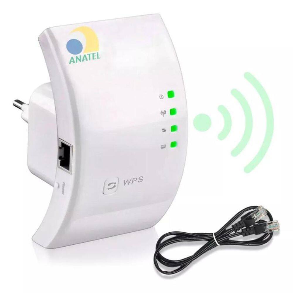 Repetidor Sinal Wi-Fi Amplificador Roteador Expansor Rede