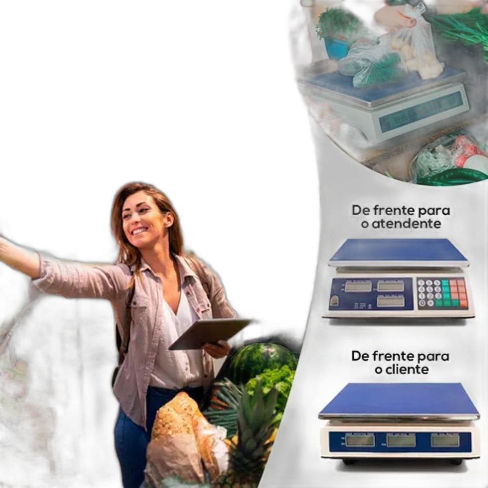 Balança Digital Comercial Com Medida Precisa
