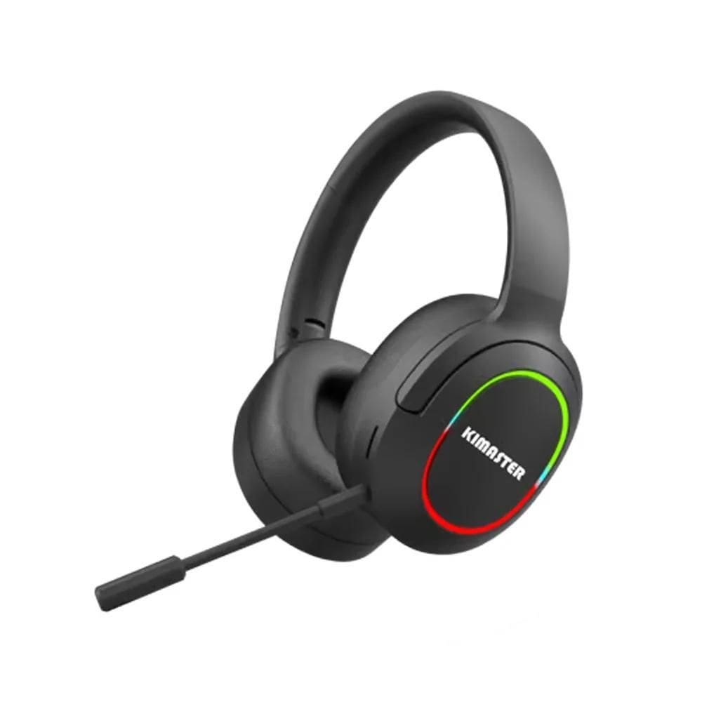 Headset Gamer Bluetooth Rgb Microfone Removivel K25 Preto