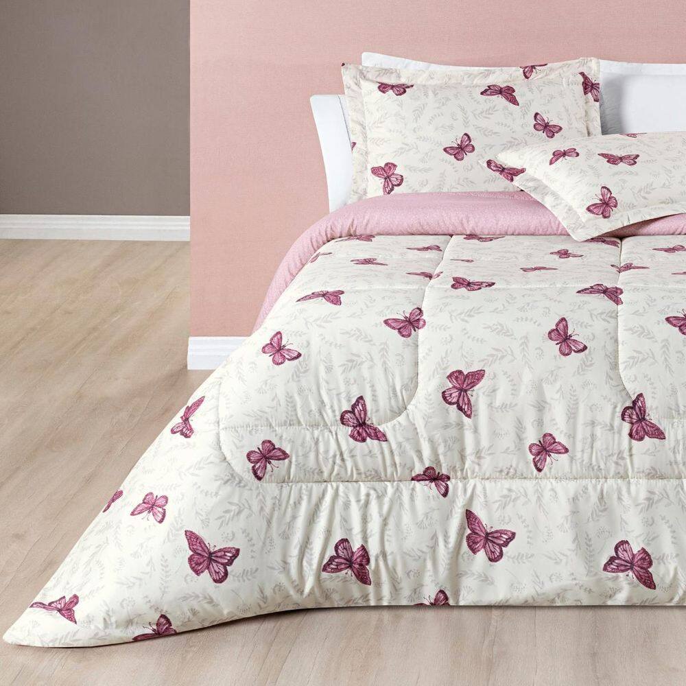 Cobertor Queen Size Grosso 200 Fios Nyla Dupla Face