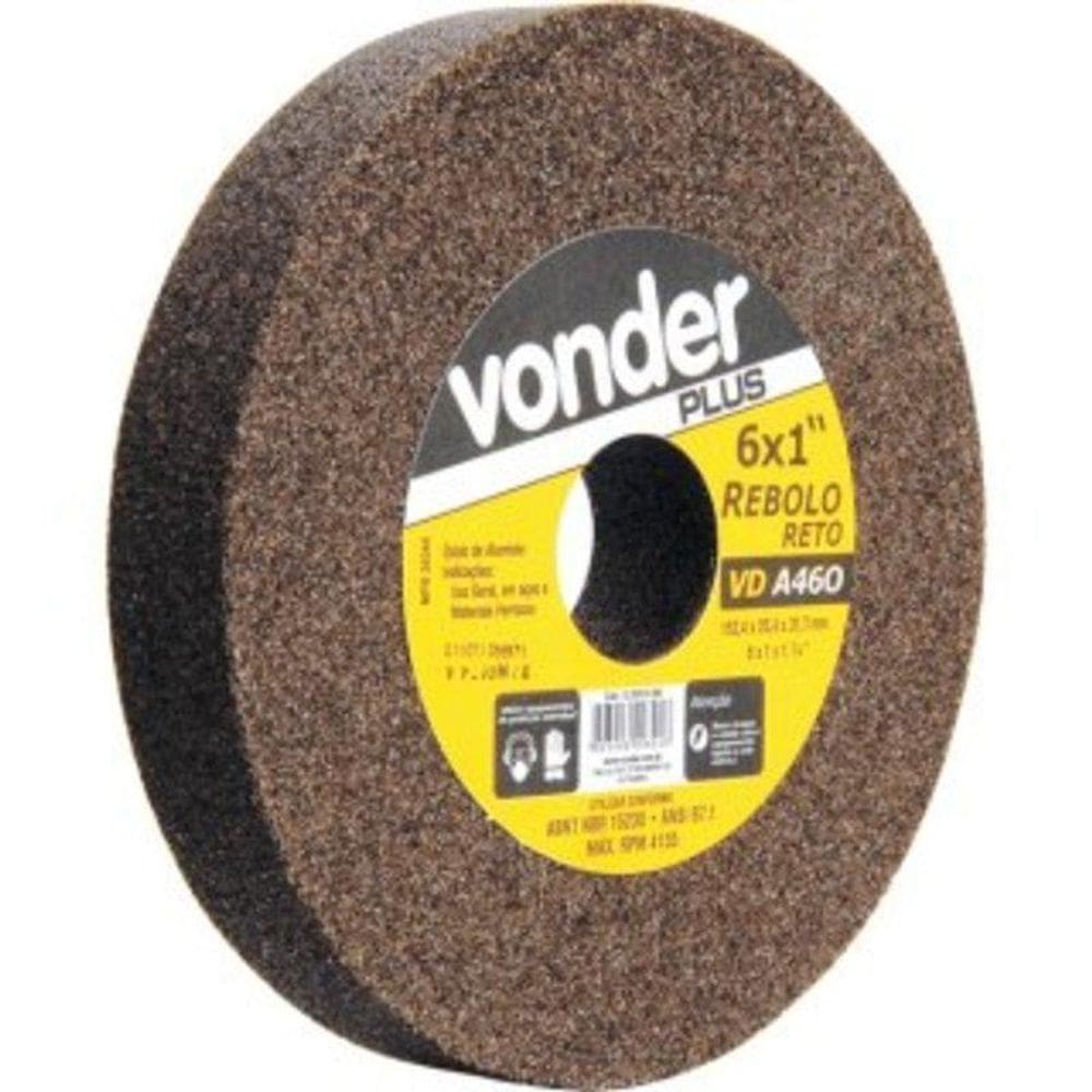 Rebolo Reto 152,4X25,4X31,8 G36 Marrom Uso Geral Vonder Plus