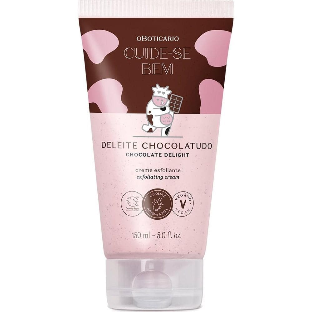 Creme Esfoliante Corporal Cuide-Se Bem Deleite Chocolatudo