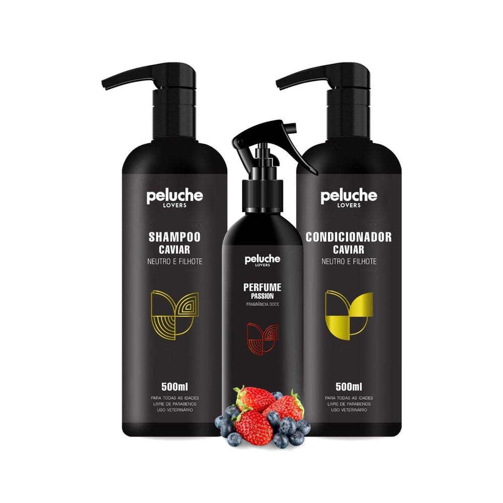 Shampoo Condicionador Hidrata Caviar + Perfume Passion Kit
