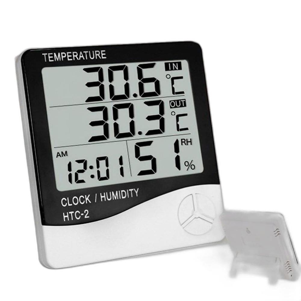 Higrômetro Digital Medidor Temperatura Ambientes Fechados