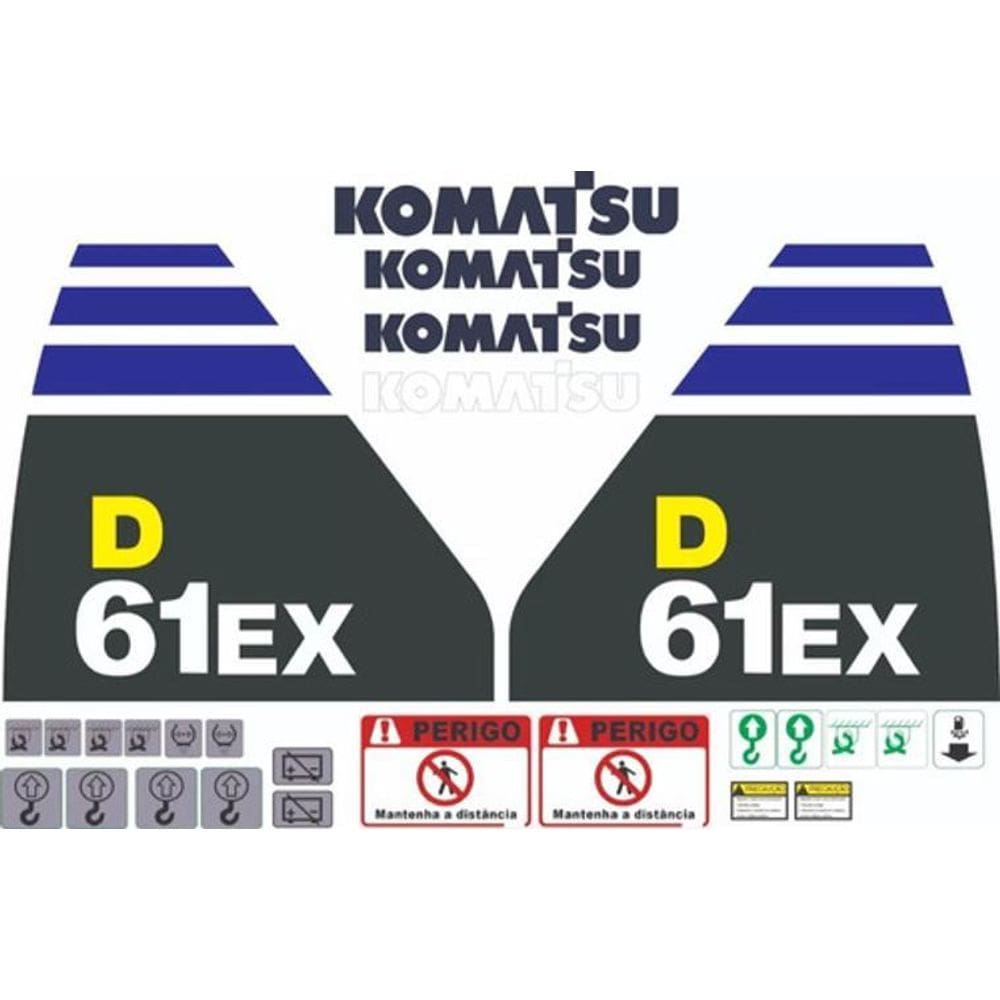 Kit Adesivos - Komatsu D61Ex