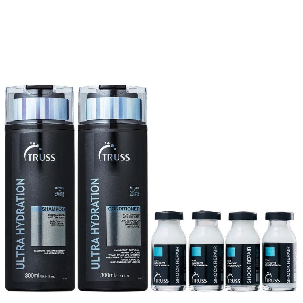 Truss Ultra Hydration Shampoo Condicionador + Shock Repair