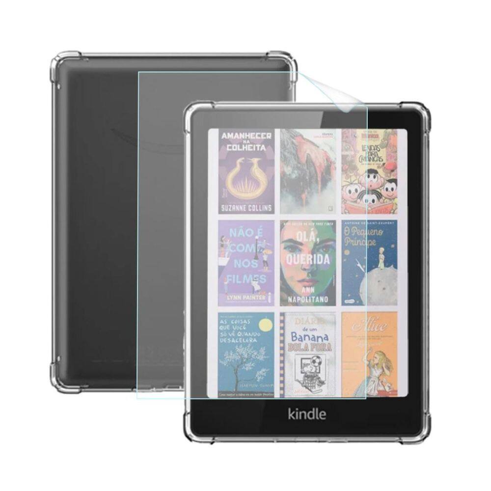 Capa Borda Para Kindle Colorsoft 1 7.0 Polegadas + Película