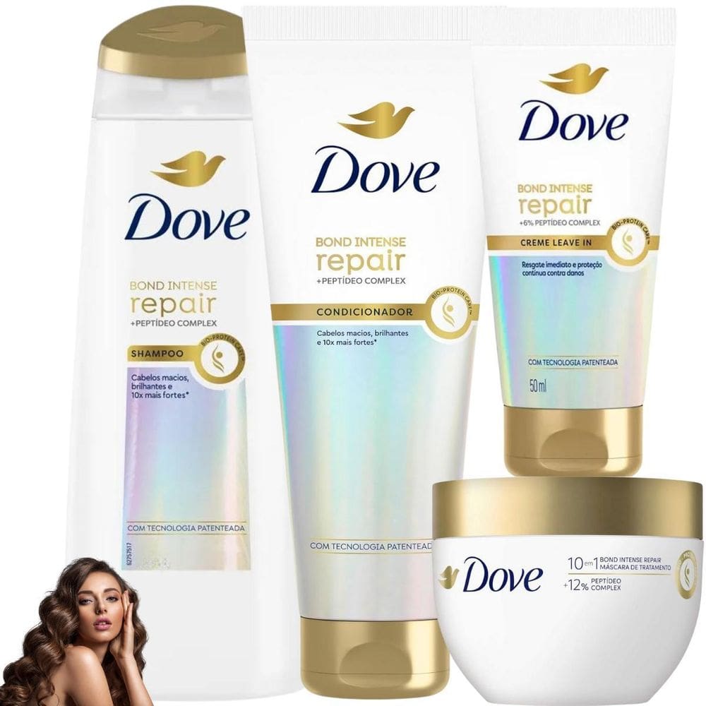 Kit Dove Leave In Intense Mascara Bond Repair Miracles Total