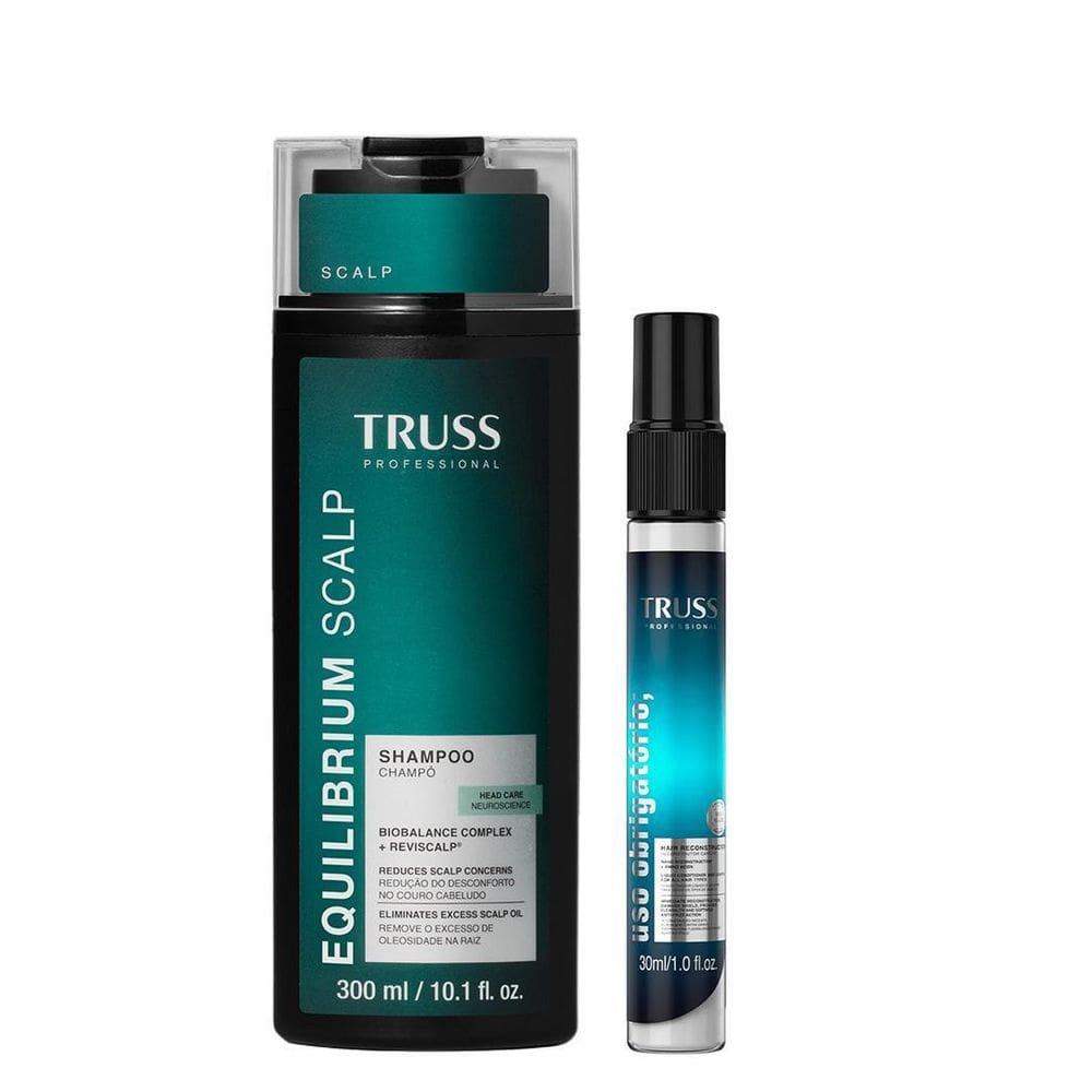 Truss Equilibrium Scalp Shampoo 300ml + Uso Obrigatório 30ml