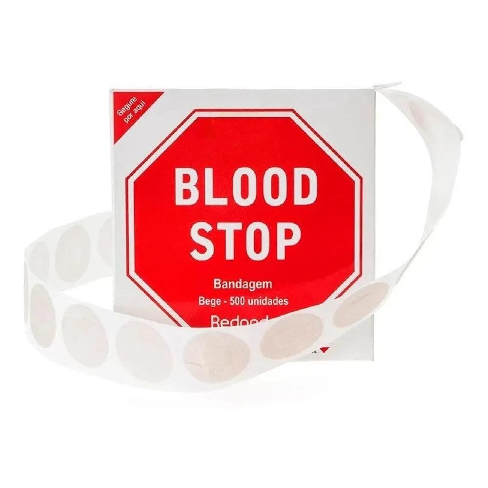 Curativo Redondo Para Estancar Sangramento Blood Stop 500Un