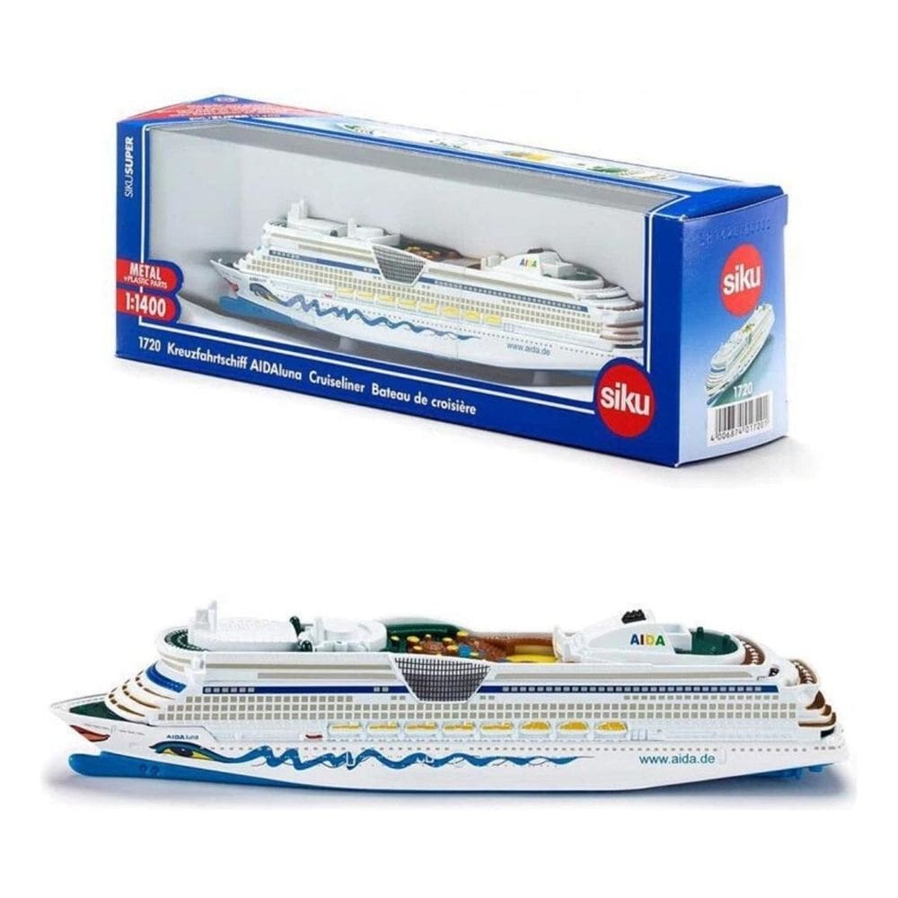 Miniatura Navio Cruzeiro Marítimo Escala 1/1400 Siku