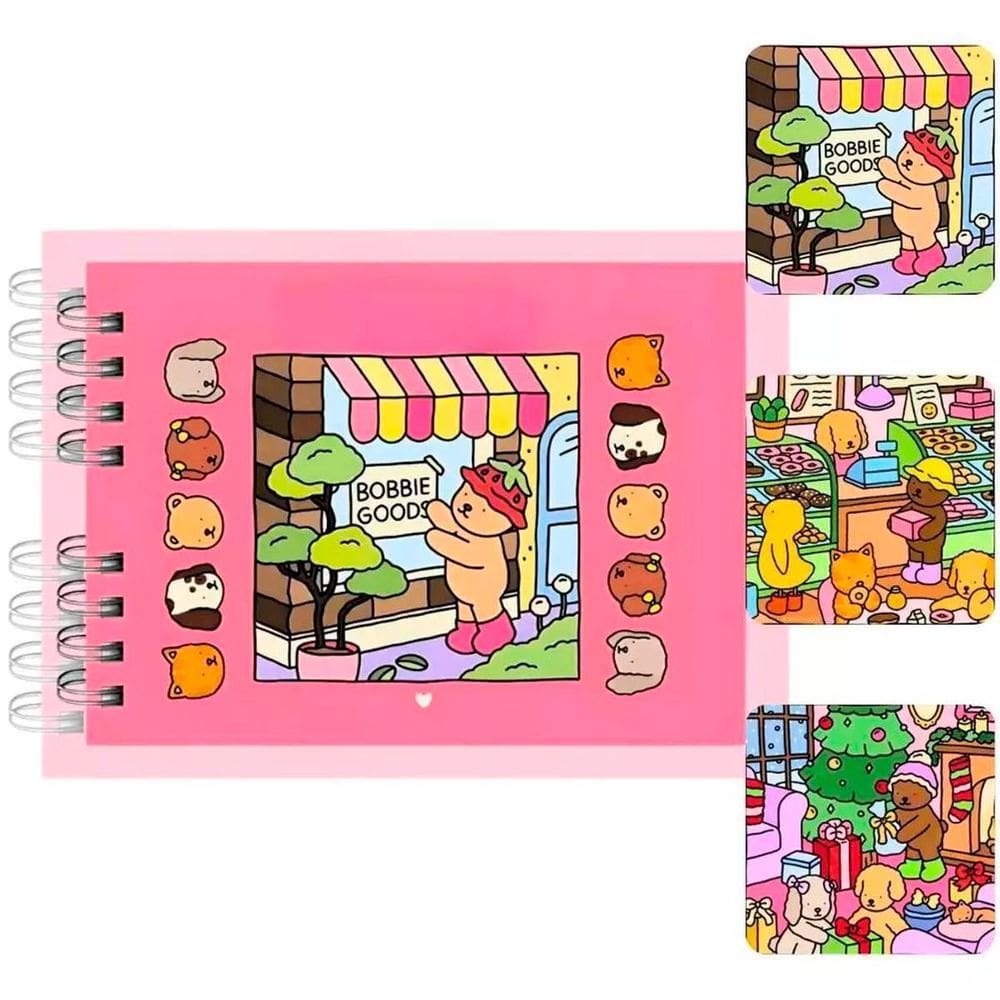 Livro Colorir Bobbie Goods Capa Dura 50 Páginas Boobie Goods