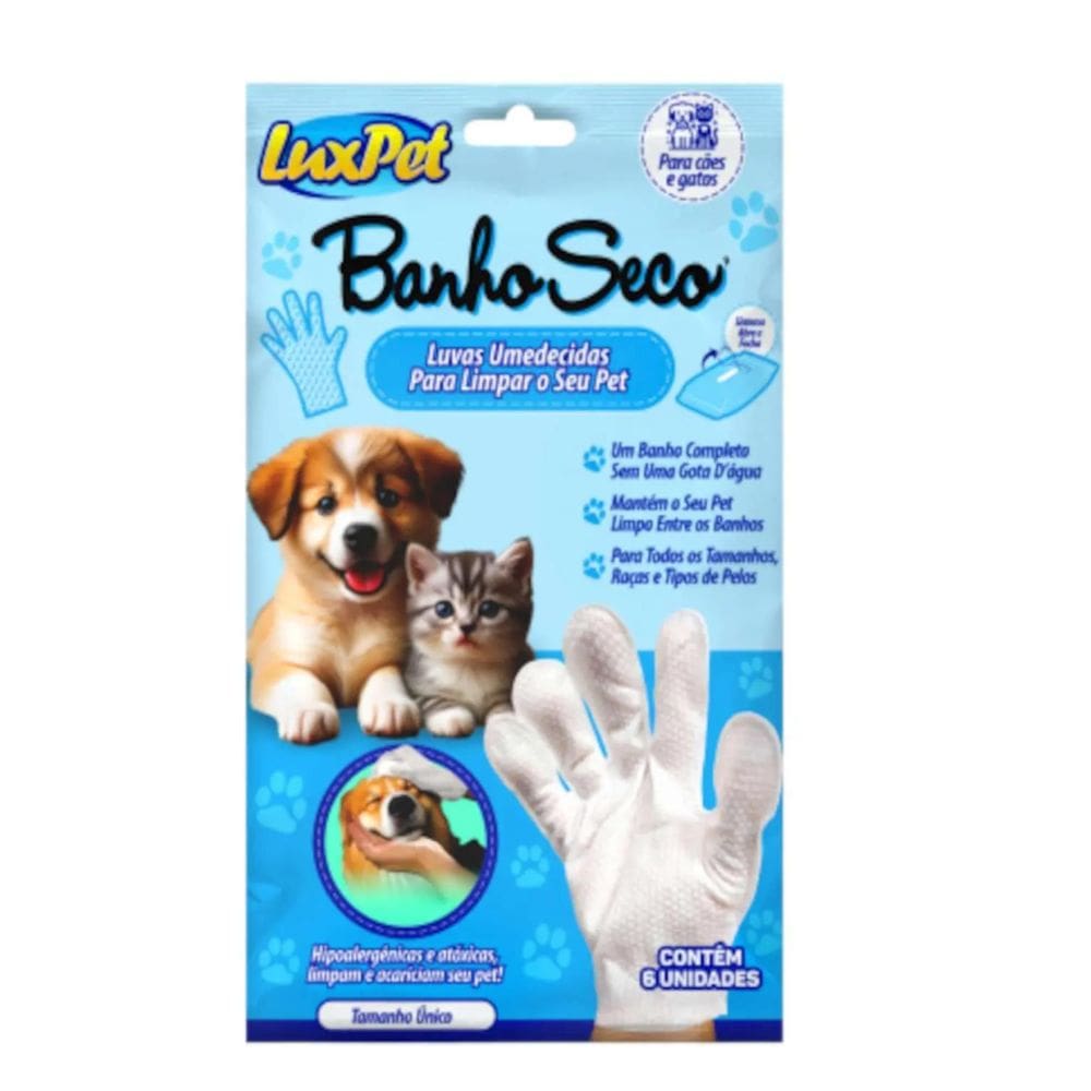 Banho A Seco Luxpet 6X1