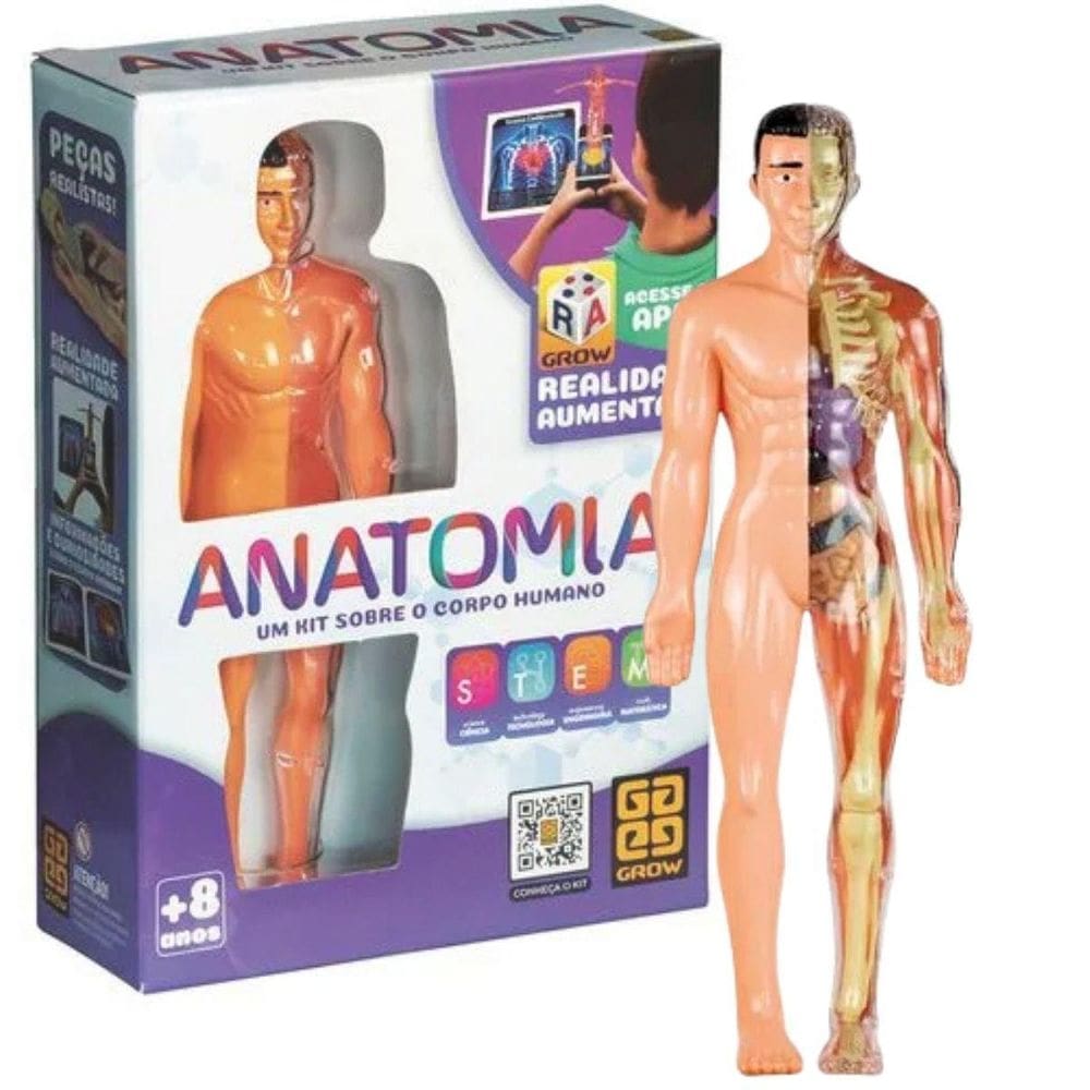Jogo Anatomia Um Kit Sobre O Corpo Humano 04751 - Grow