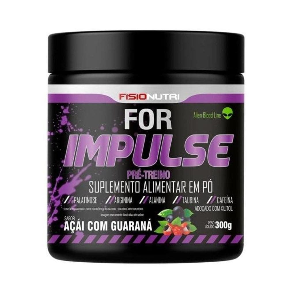For Impulse Pré-Treino 300G - Sabor: Açai Com Guaraná