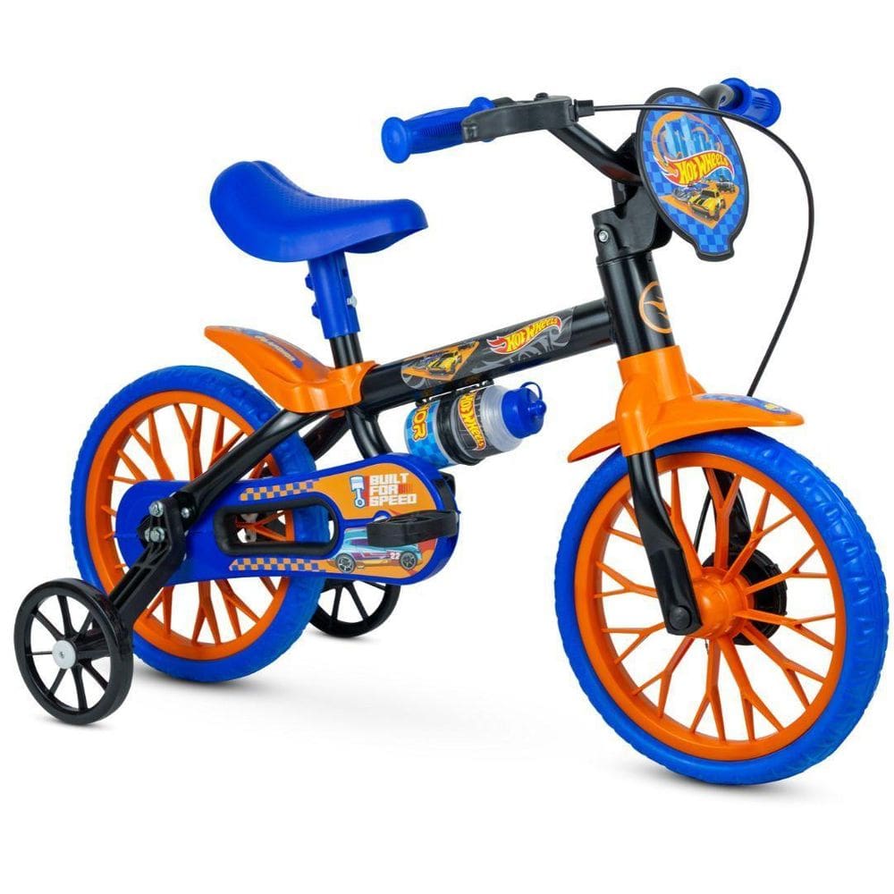 Bicicleta Infantil Menino Aro 12 Hot Wheels Matel