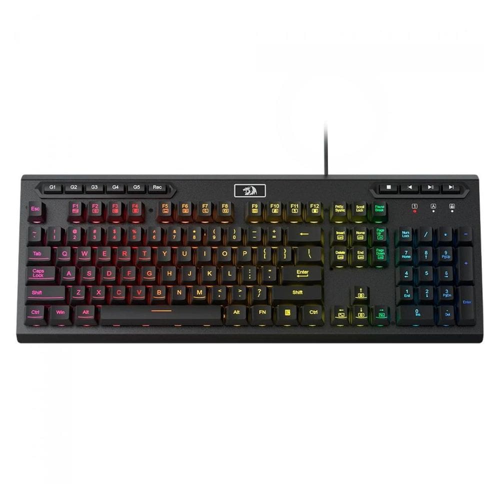 Teclado Gamer Aditya Rgb Membrana Abnt2 K513-Rgb Redragon
