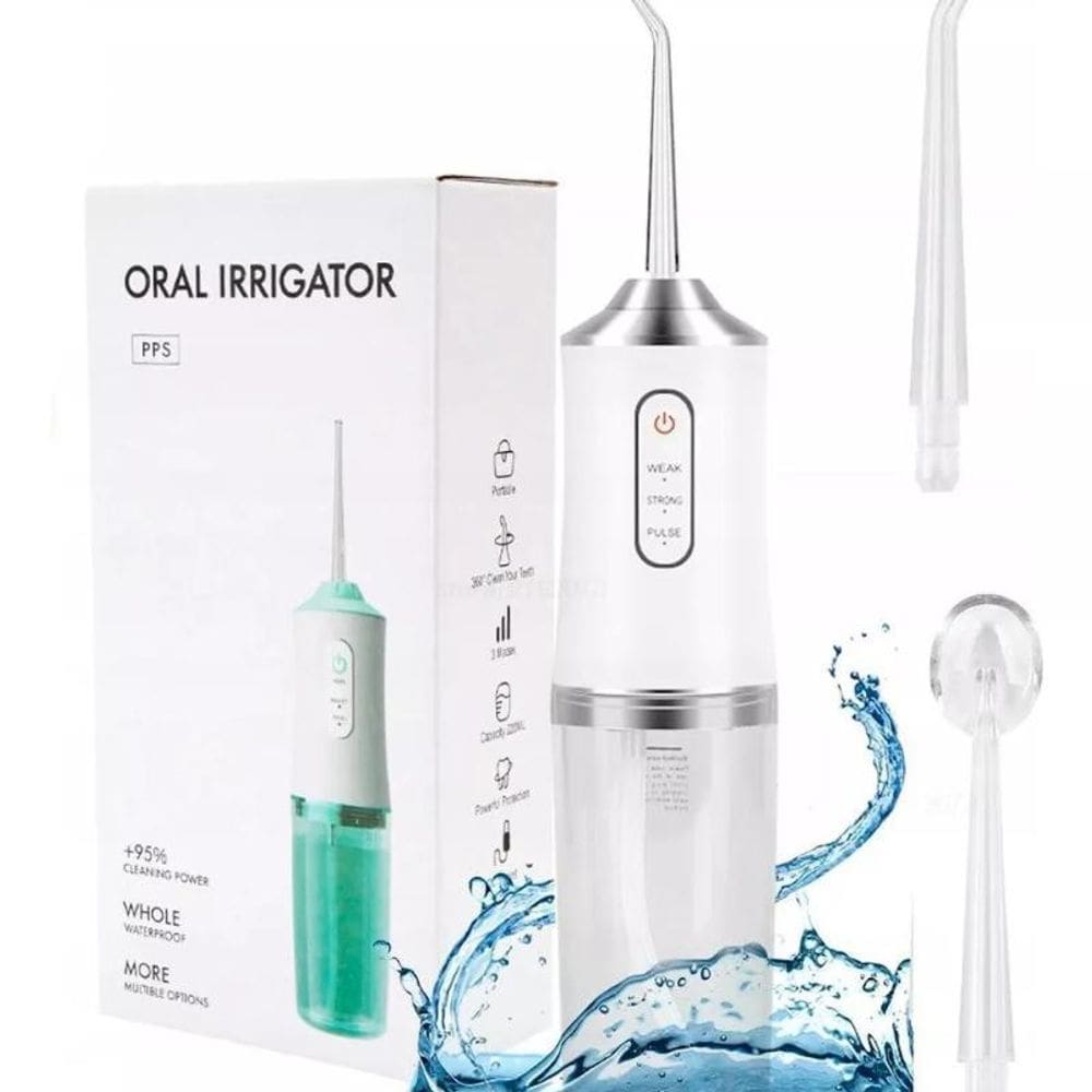 Irrigador Oral Elétrico Jato D`Água Limpeza Próteses Dentes
