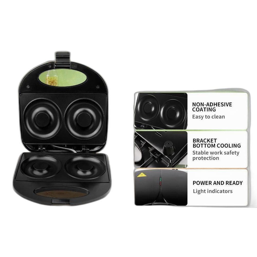 Super Máquina 2 Donuts Extra Grande 10Cm Profissional 220V