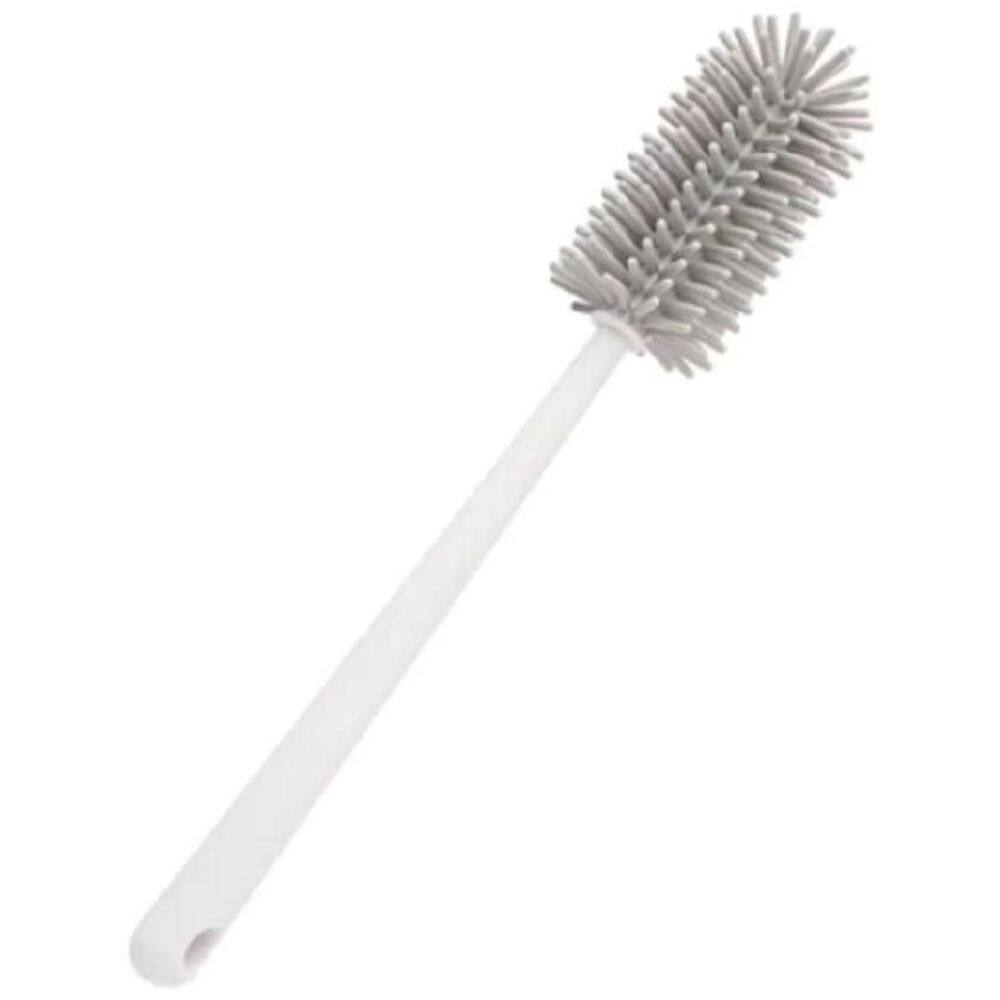 Escova Silicone Para Lavar Garrafas Mamadeiras Copos E Taças