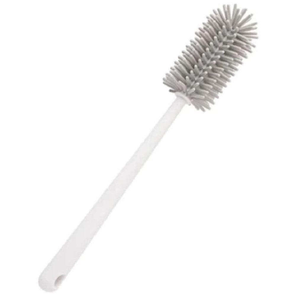 Escova Silicone Para Lavar Garrafas Mamadeiras Copos E Taças