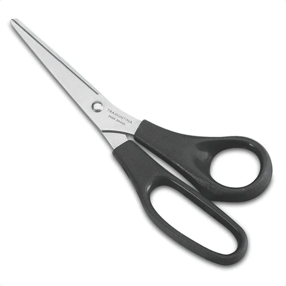 2X Tesoura Tramontina Aço Inox 8 Uso Geral Costura Escritóri