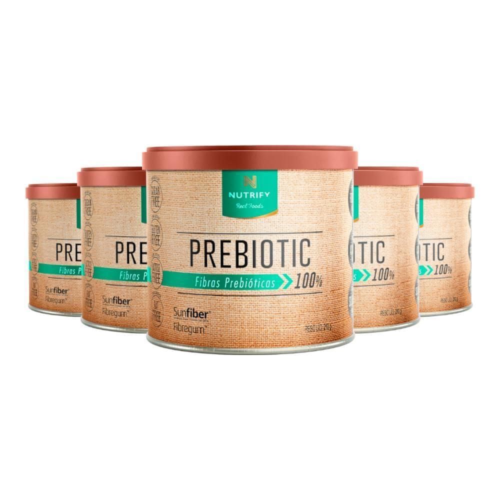 Kit 5 Prebiotic Fibras Prebióticas Nutrify 210G