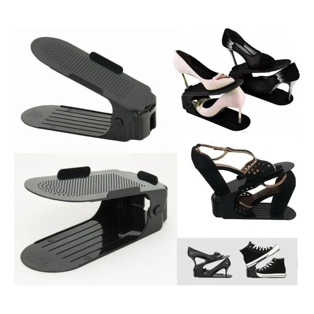 Kit 10 Organizador Sapato Tênis Sapateira Regulagem Altura C