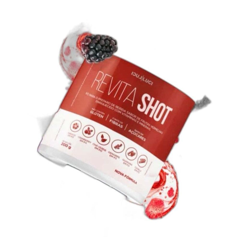 Chá Revita Shot Nova Formula Frutas Vermelhas 200G Luci Luci