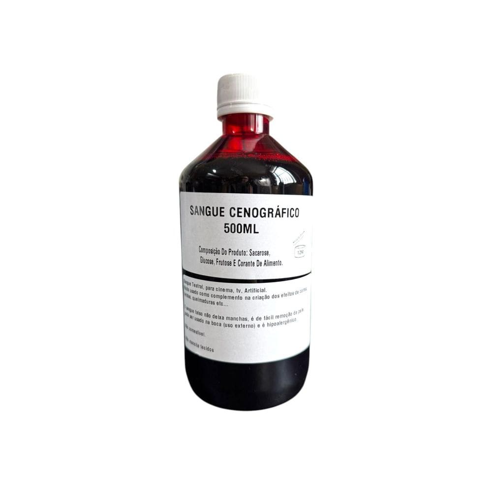 Sangue Artificial 500Ml Halloween Maquiagem Assusta