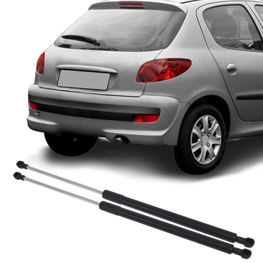 Par Amortecedor Tampa Traseira Porta Malas Peugeot 206 Hatch 1999 à 2010 Mola Gás