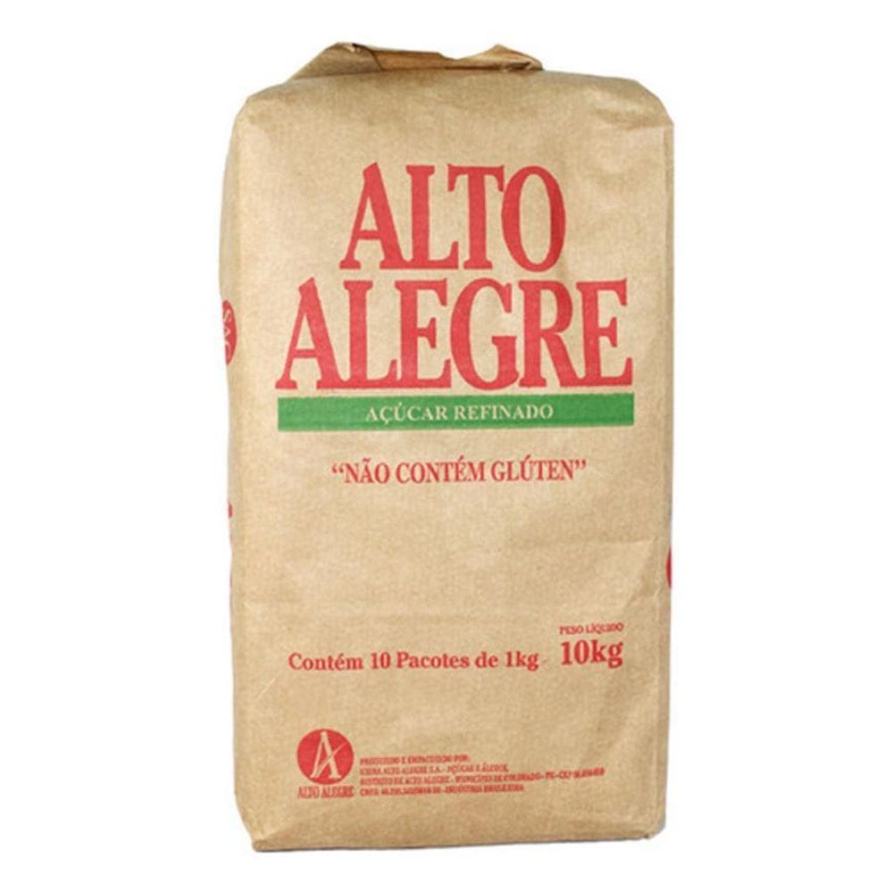 Açucar Refinado Alto Alegre 1Kg Fardo Com 10 Un.