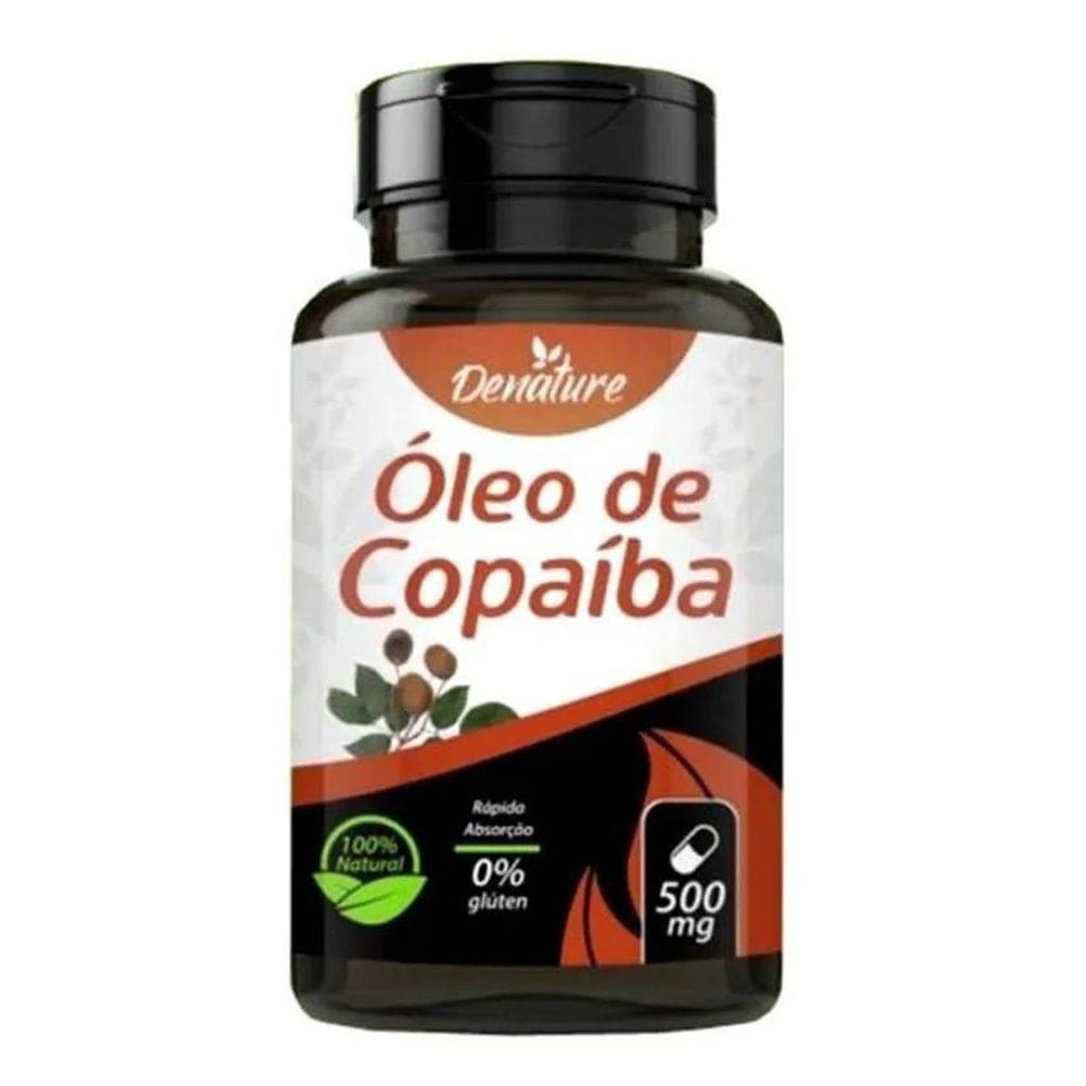 Óleo De Copaíba 500Mg 100 Cápsulas Encapsulados Naturais 100