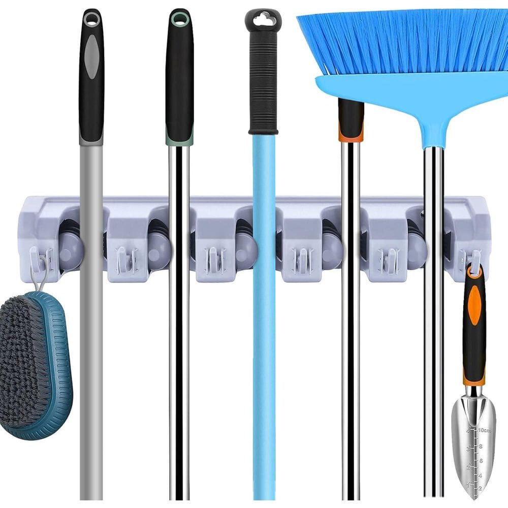 Ultra Suporte Multiuso 5 Posições Porta Vassoura Rodo Chaves