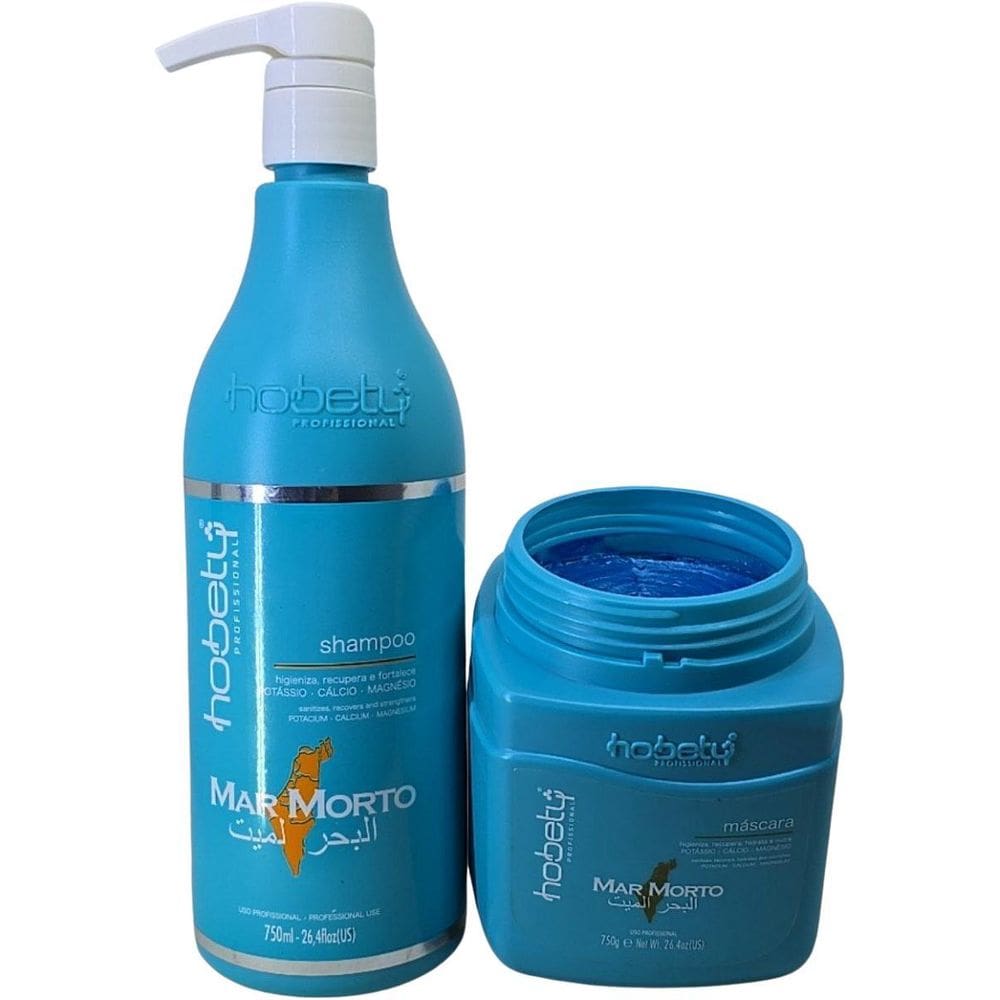 Kit Shampoo 750Ml Mascara 750G Mar Morto Hobety