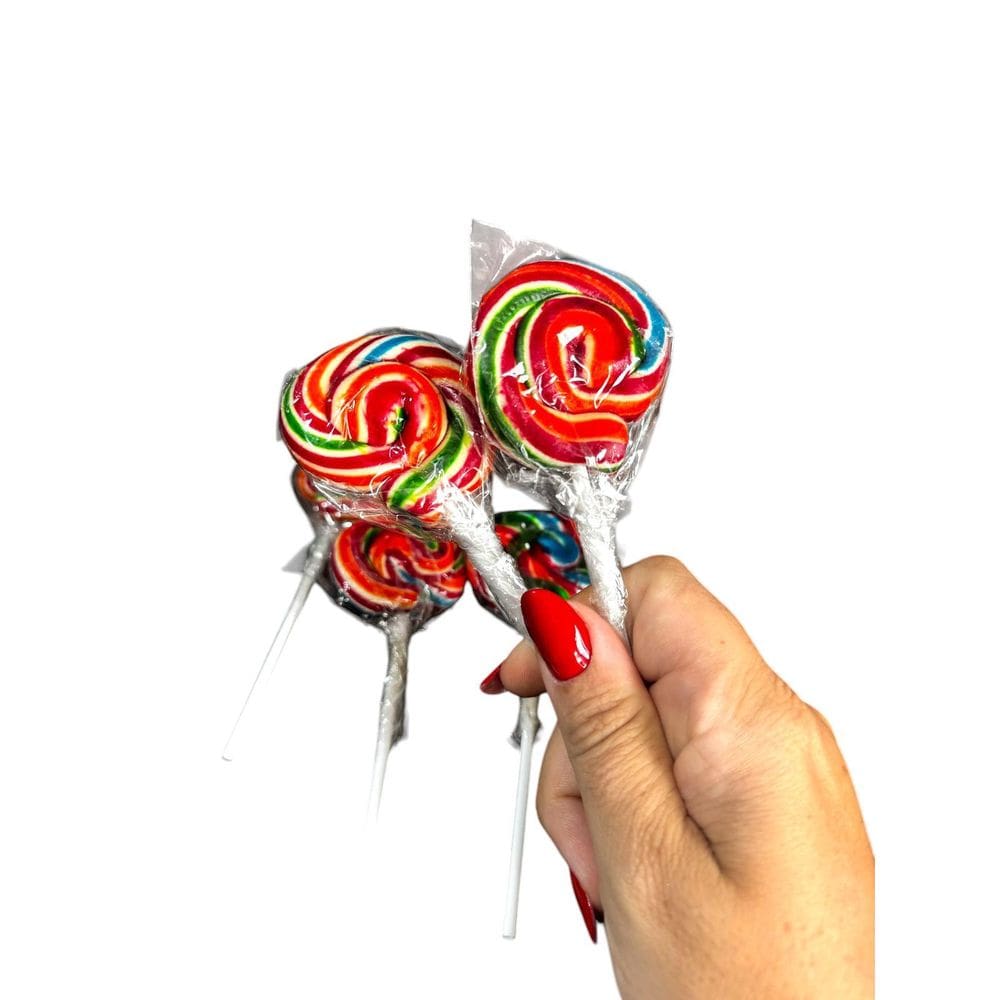 Kit 40 Pirulitos Psicodélicos Redondos 17G  5Cm Diâmetro