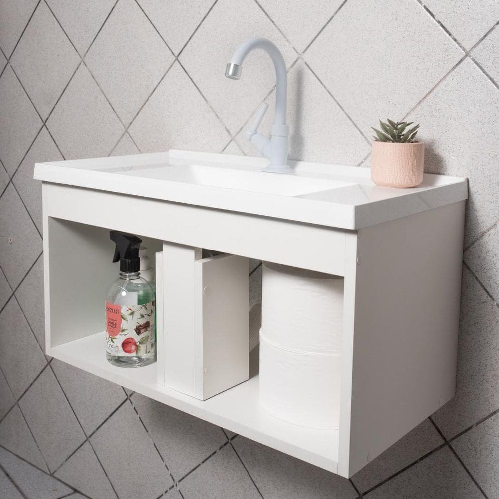 Armário Módulo Gabinete Banheiro 60Cm