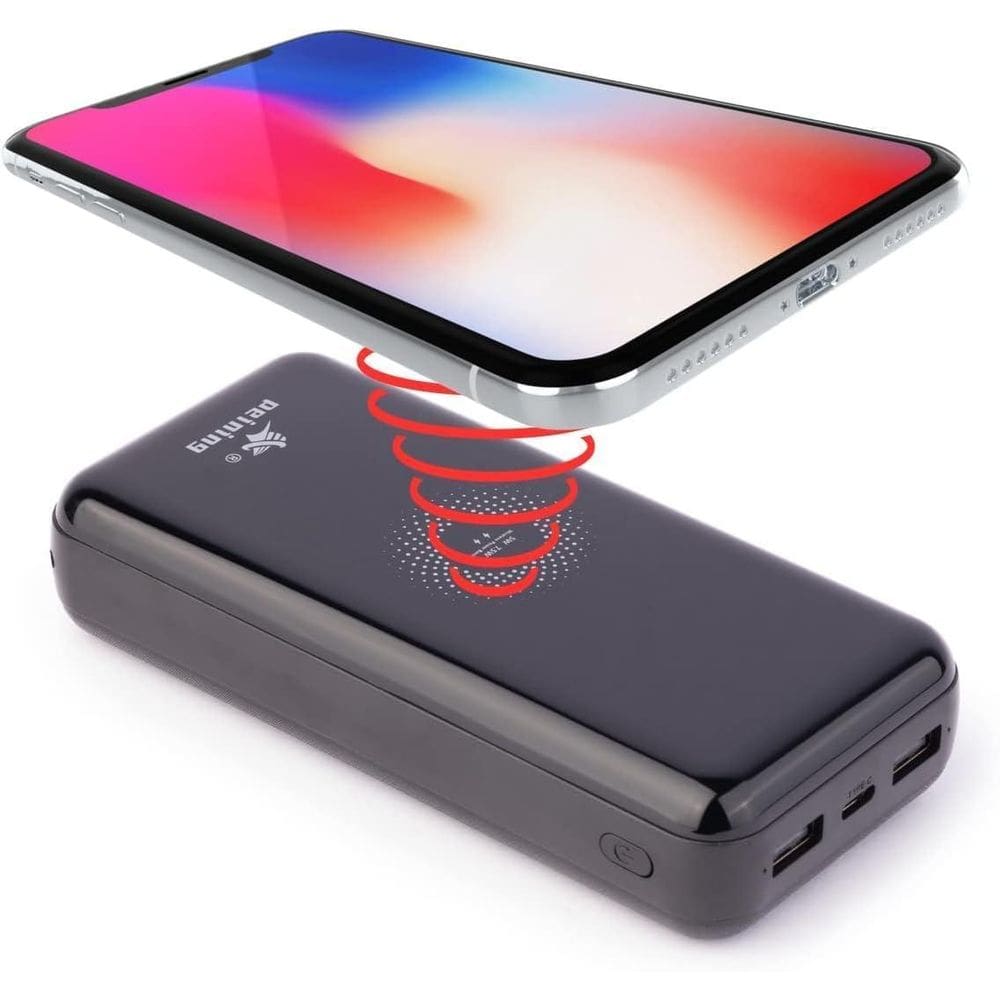 Power Bank Peining Por Indução 20.000Mah Wup-379 Preto