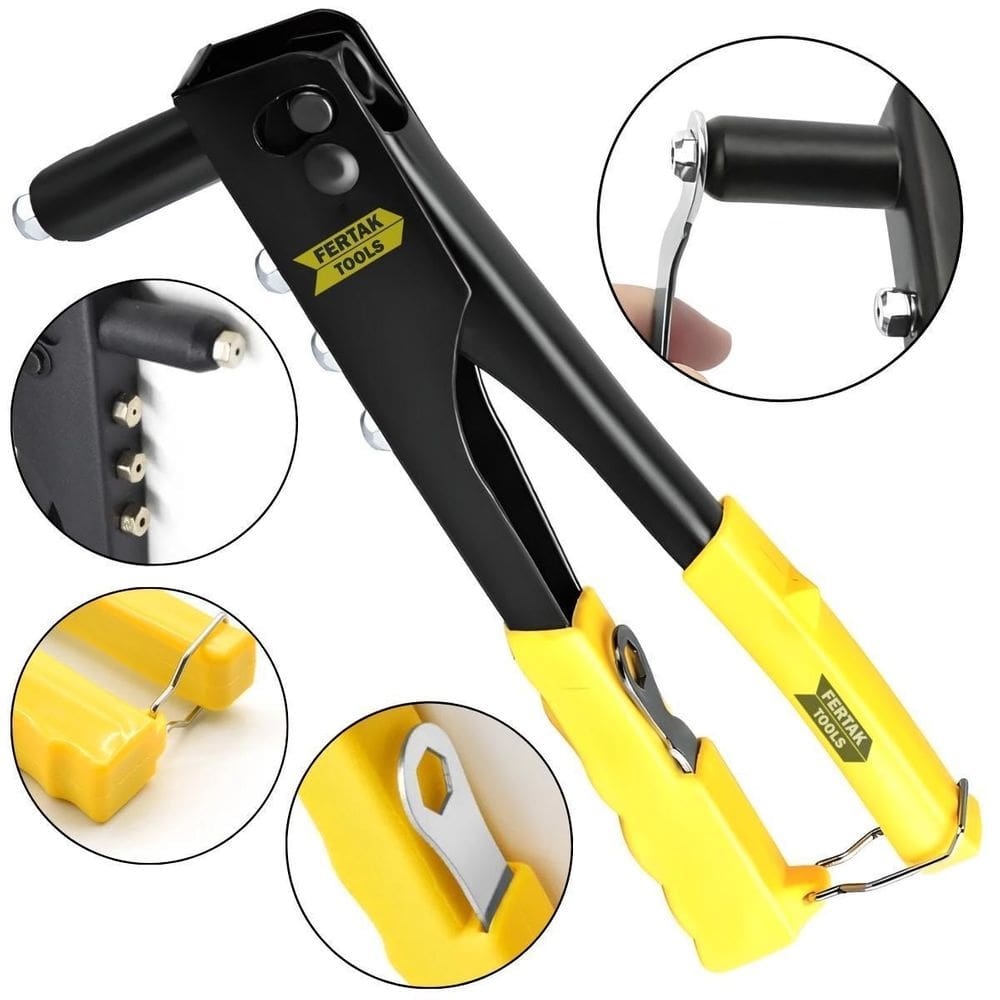 Alicate Rebite Rebitador Rebitadeira 10 Manual Profissional