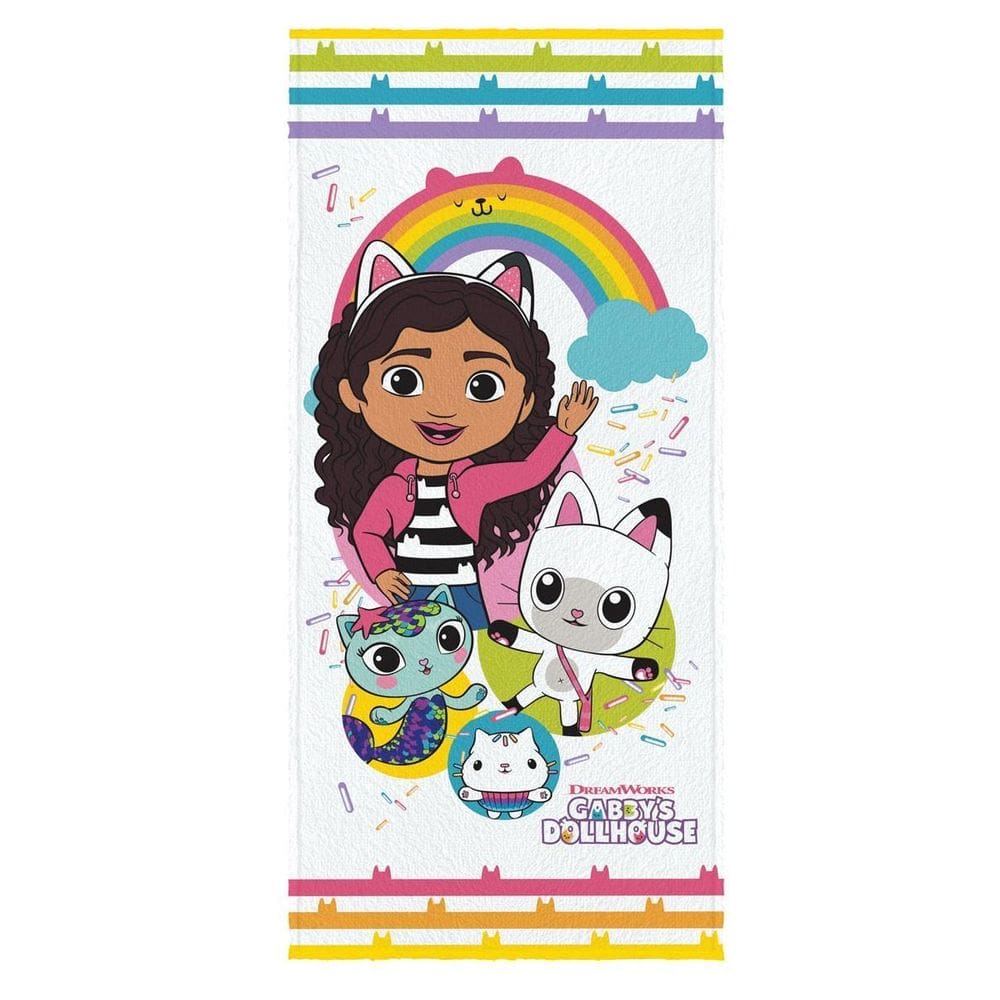 Toalha Banho Personagens Felpuda 60X120Cm Gabby Lepper