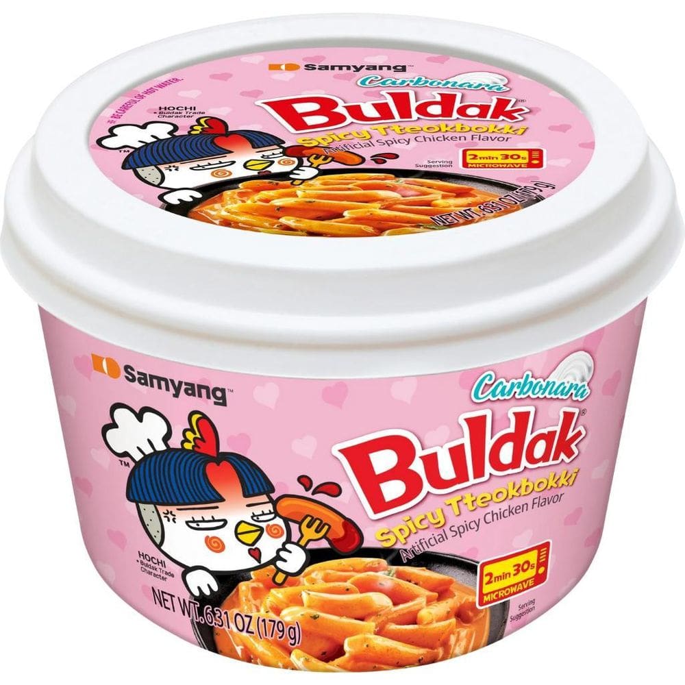 Yopokki Tteokbokki Samyang Carbonara Buldak Spicy 179G