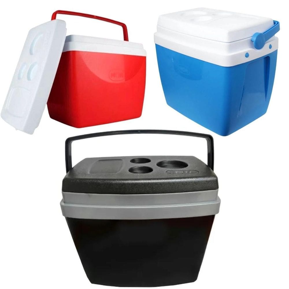 Mini Cooler Leve Para Praia E Churrasco Com Alça