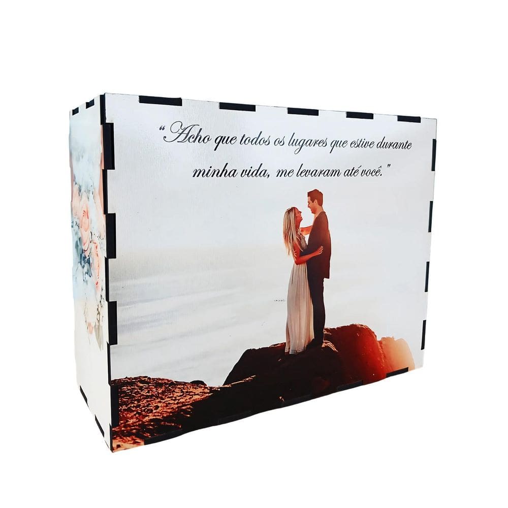 Cofre Casamento Dos Sonhos Para Noivos Mdf Junte 15 Mil