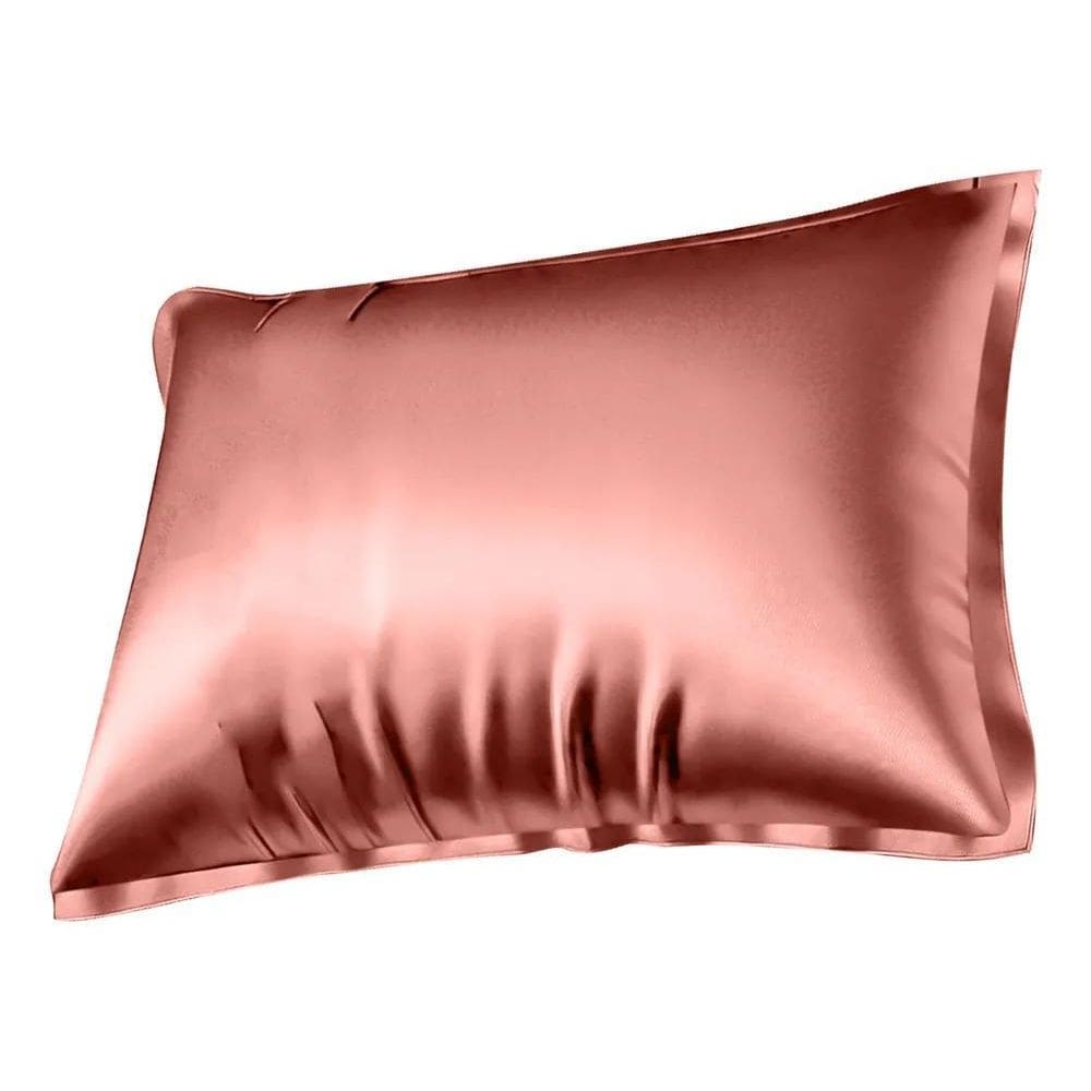 Fronha De Cetim C/4 Abas Anti Frizz Luxo 50X70 Unidade Luxo